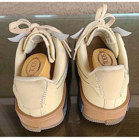 Nike Air Force 1 React Fontanka Khaki Leather Unisex Women 6.5 Casual Streetwear - Picture 6 of 10